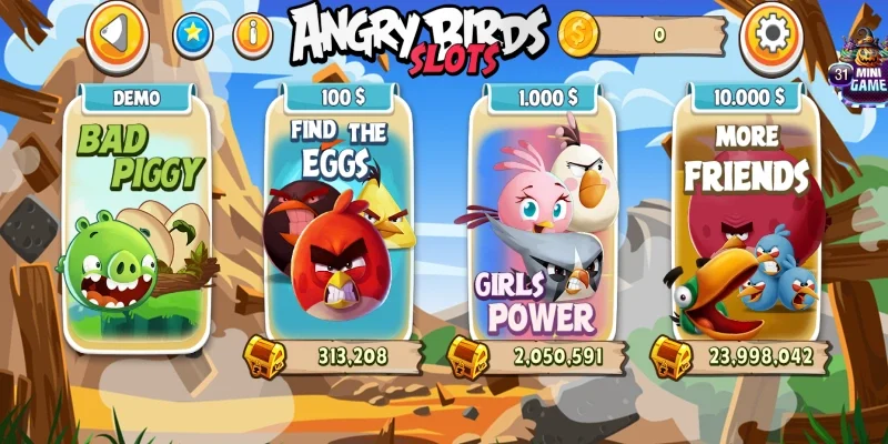 Thông tin về game Angry bird slots