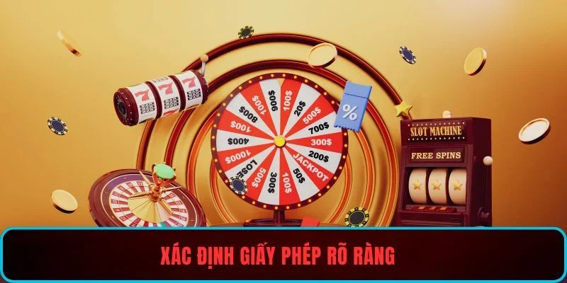 Xác định giấy phép rõ ràng